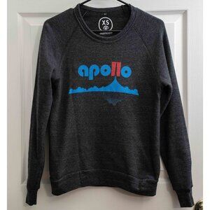 RARE Cotton Bureau "Apollo 11" Sweatshirt, XS, Dark Gray